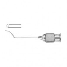 Carter Lasik Cannula Flattened Tip - End Opening Stainless Steel, Gauge 25